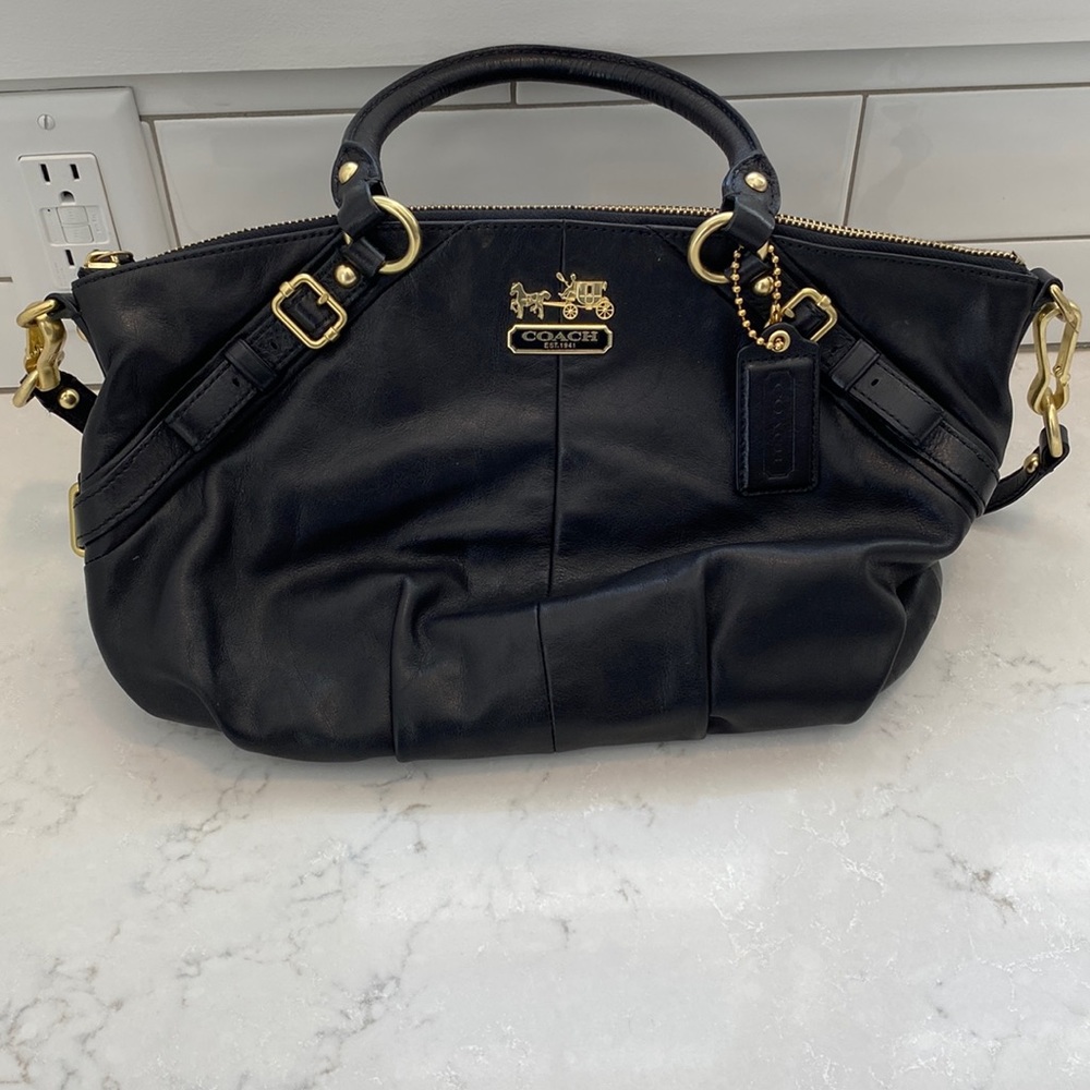 Coach leather purse